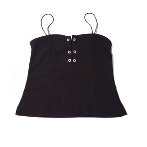 Black Cami top sleeveless s 90's inspired